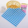 Factory Customized Two-color Striped Kitchen Small Square Towel Dishwashing and Household Cleaning Towel