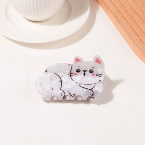 Small Claw Hair Clips for Women Girls Cute Cat Mini Jaw Clips for Thin Hair Nonslip Hair Styling Accessories
