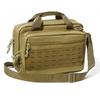 600D Oxford Cloth Tactical Handgun Bag Multiple Pockets Shooting Range Bag Tactical Handbag for Outdoor Hunting Shooting Range