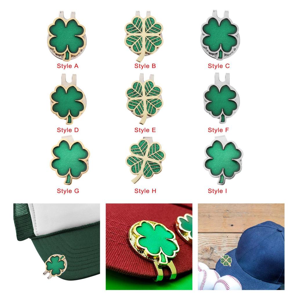 Golf Ball Marker Golf Accessories Metal Golf Ball Mark Hat Clip for Ladies