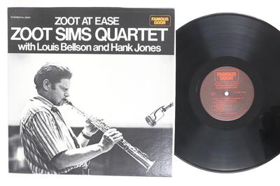 LP Plaat ZOOT SIMS Zoot At Ease HL2000 FAMOUS DOOR 1973 US Jazz Gebruikt