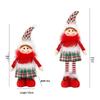 Pink Sequin Snowman Plush Toy: Retractable Christmas Decoration for Windows