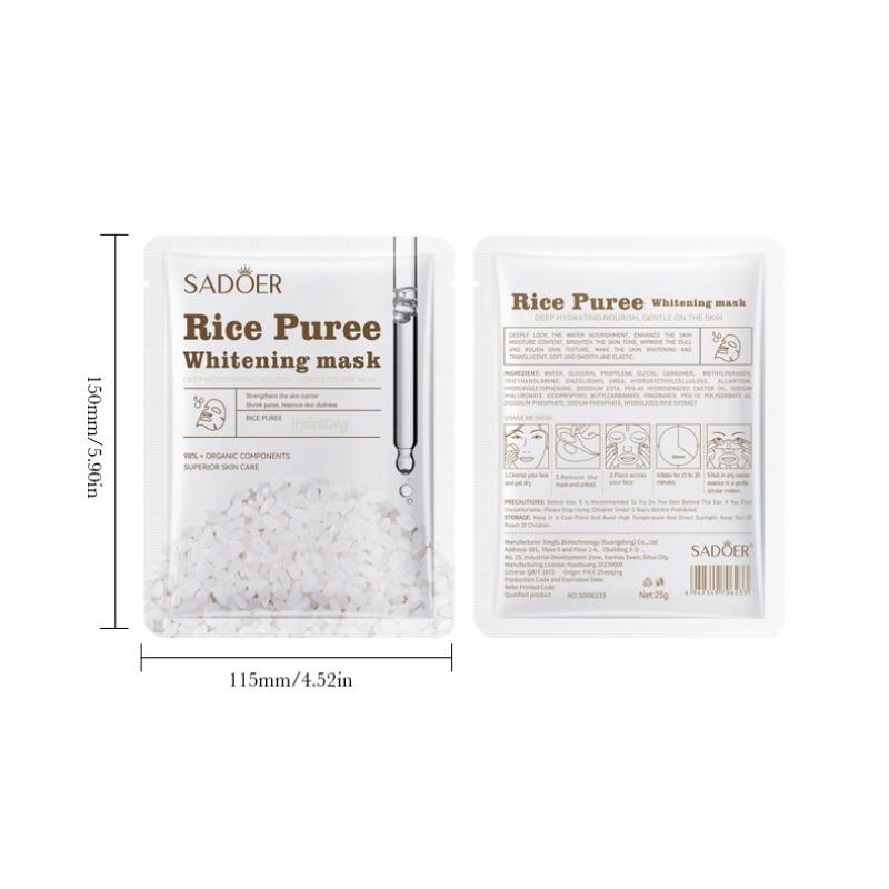 SADOER Botanical Fruit Series Feuchtigkeitsspendende Feuchtigkeitsmaske