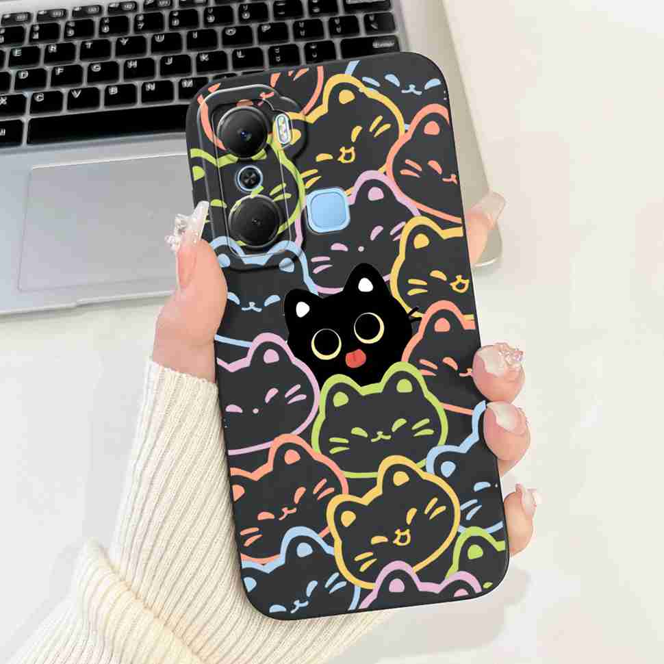 Hülle Für Infinix Hot 12 Pro X668C Schutzhülle Weich Schlank Niedliches Cartoon-Muster Abdeckung Für Infinix Hot 12 Hot12 Pro Handyhüllen Abdeckung