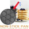 7-Cup Omelet Mini Pancake Cooker Pan Breakfast Nonstick Pancake Griddle Egg Frying Pan Skillet Gas Stove & Induction Cookware