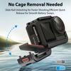 Ultra Light Aluminum Camera Cage for Action 5Pro 4 3 Fits with ND CPL Filters Cold Shoe 1 4 Inch Screw