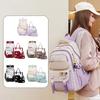 Large Capacity College Girl's Appearance Casual Backpack Korean Version Simple Ins Style and Dirty Resistance