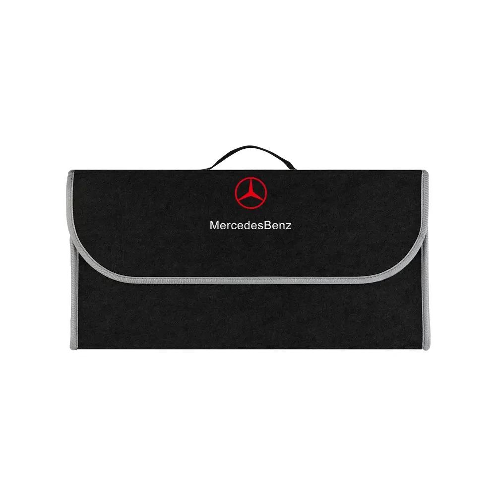 fcgqu8 For Mercedes Benz Car Trunk Organizer Box Large Capacity Auto Storage Bag Folding for Mercedes Benz E C G R S Class W176 W204 W2