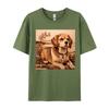 Beagle The Charm of Wood Tshirt A Funny Animal Lover Gift TShirt Unisexs Fitted Printed Tops T Shirt High Street