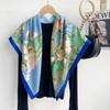Women S Printed Square Scarf For Sun Protection And Daily Wear