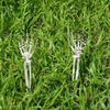 Halloween Ornaments Simulation Hand Skeleton Halloween Yard Ghost Hand Bone Ghost Festival Dress Up Props