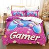 Pink Star Gamepad pattern Bedding Set Twin Full Size Comforter Sets Bed Sheets Set Bedding Set Bedroom For Home Decor for girls