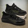 Men's Shoes Spring and Autumn Black Mesh Sneakers Men's Daily Lightweight Outdoor Casual Running Travel Shoes
