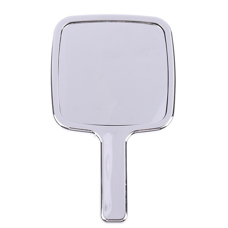 Flüssige Form Quadratischer Spiegel Mini Handheld Desktop Kosmetikspiegel Make-up Spiegel Reise Tragbarer Schönheitsspiegel