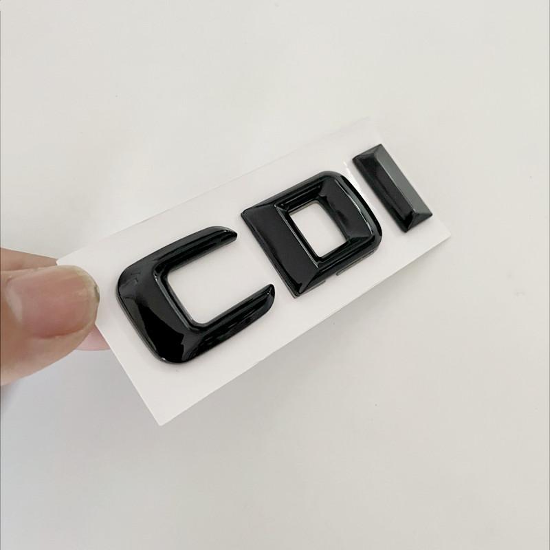 3D ABS Chrome CDI Logo Letters Car Trunk Emblem Badge For Mercedes Benz ML 320 270 C220 W204 A B GLK 220 CDI Sticker Accessories
