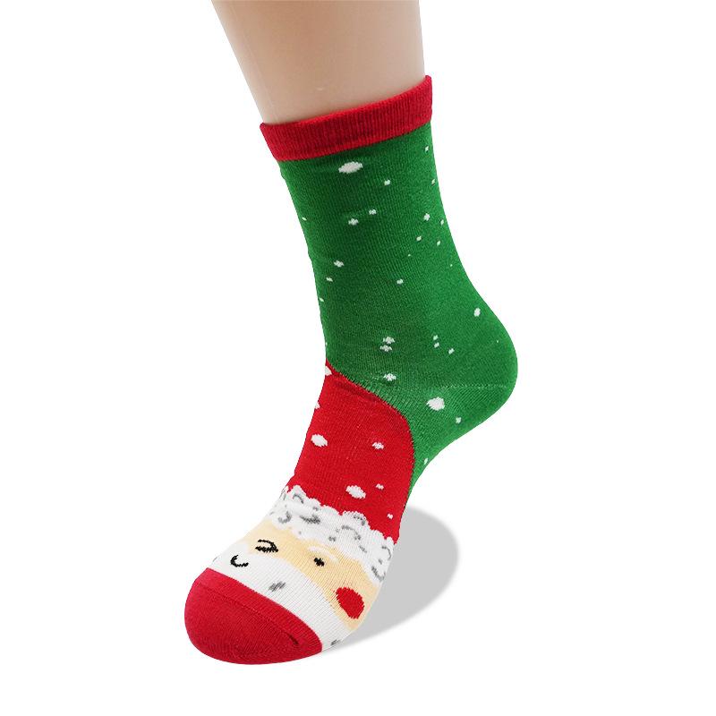 50 Christmas Stocking Styles: Autumn/Winter Cartoon Mid-Calf Socks, Perfect Holiday Gift
