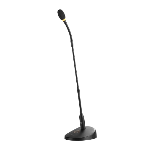 BOYA BY-GM18CU USB PC Microphone, Unidirectional Condenser Microphone, Conference Microphone, Desktop Microphone with LED Light, Computer Stand, Plug