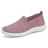 Shoes women's casual new soft-soled lightweight medium casual fly-woven breathable casual shoes women's shoes
