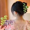 New Colorful Jelly Wave Hair Claw Hairpin Women Girls Fashion Design Korean Sweet Simple Irregular Hair Clip Headwear