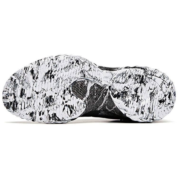 Anta Graffiti Performance Shock Absorbing Durable Low Top Basketball Shoes Men Sneaker Black 112031605-2