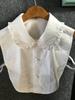 Retro Small Round Neck Fake Collar Peter Pan Pure Cotton Lace Collars Cute Versatile Doll Collar New Fake Collars
