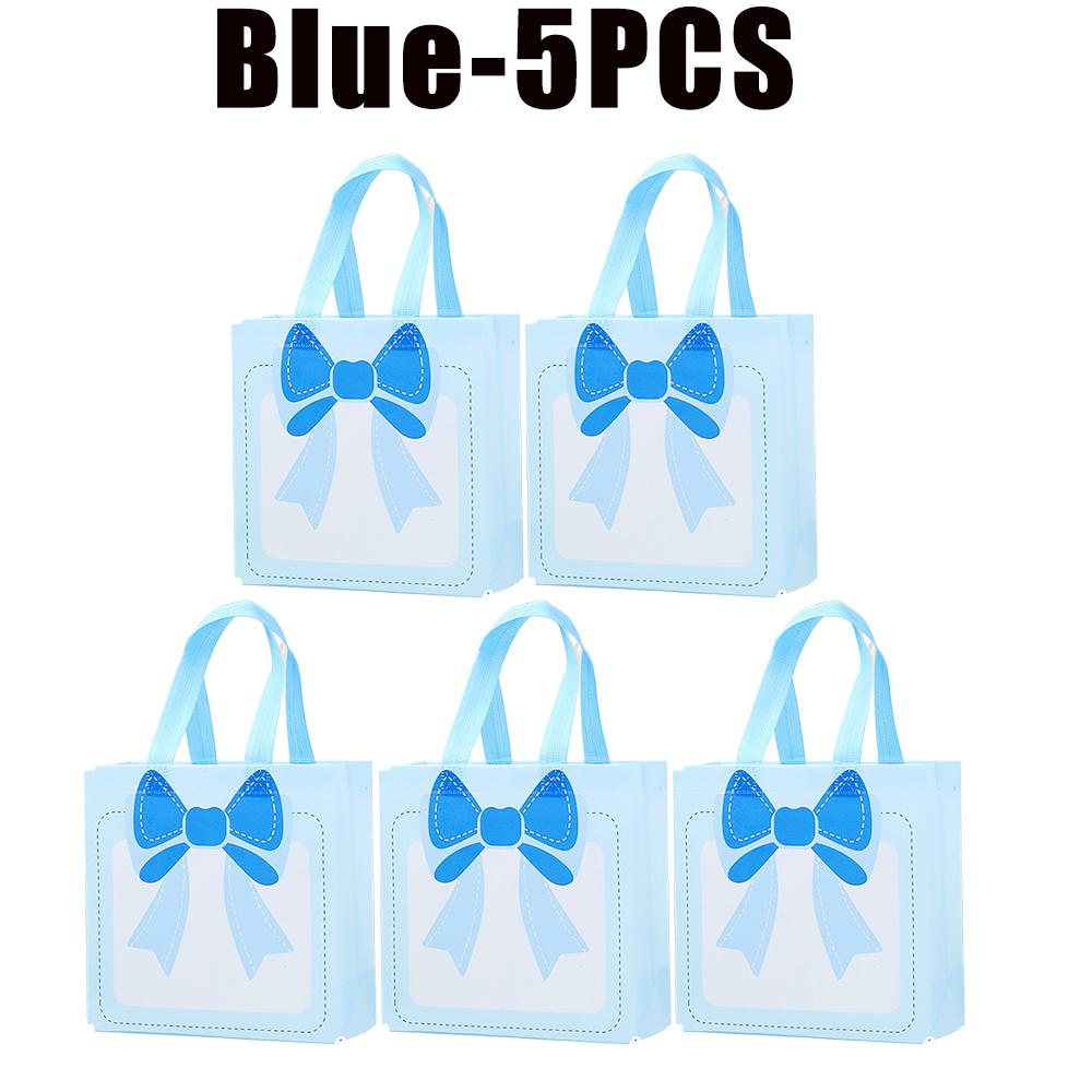 1-30PCS Cartoon Bow Portable Gift Bag Bow Snack Packaging Bag Portable Design Cosmetics Candy Small Items Storage Self Seals