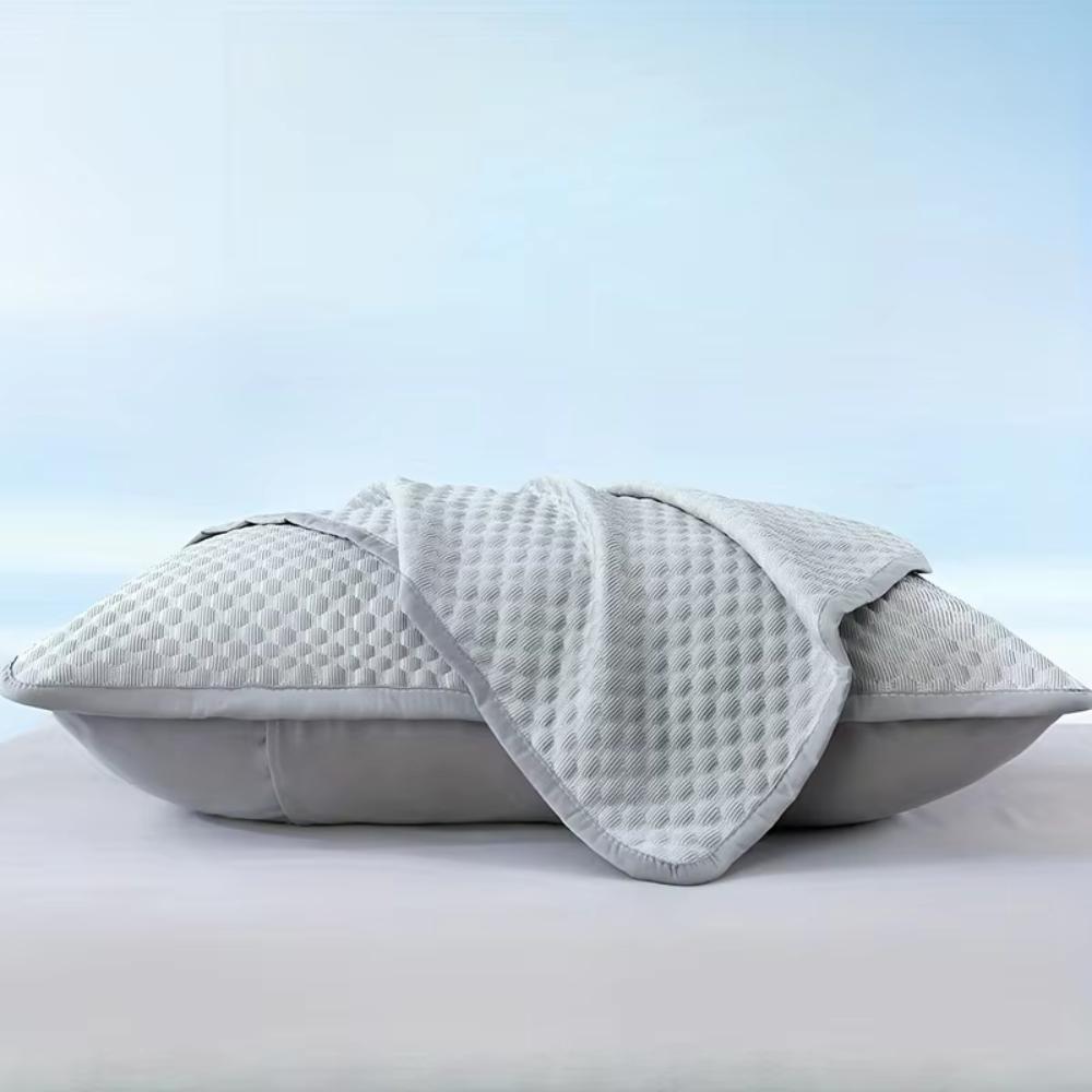 1-2pc Summer Cool Bean Pillowcase - Breathable Air Conditioning Pillow Cover for Hot Sleepers No Insert Included 48 x 74cm