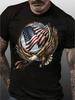 The American Flag and The Winged Eagle Symbolize Freedom and Strength-Printed Me