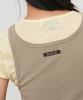 GENERALIDEA Two-Way Color Layered T-Shirt [Beige] / Gf2Lts532