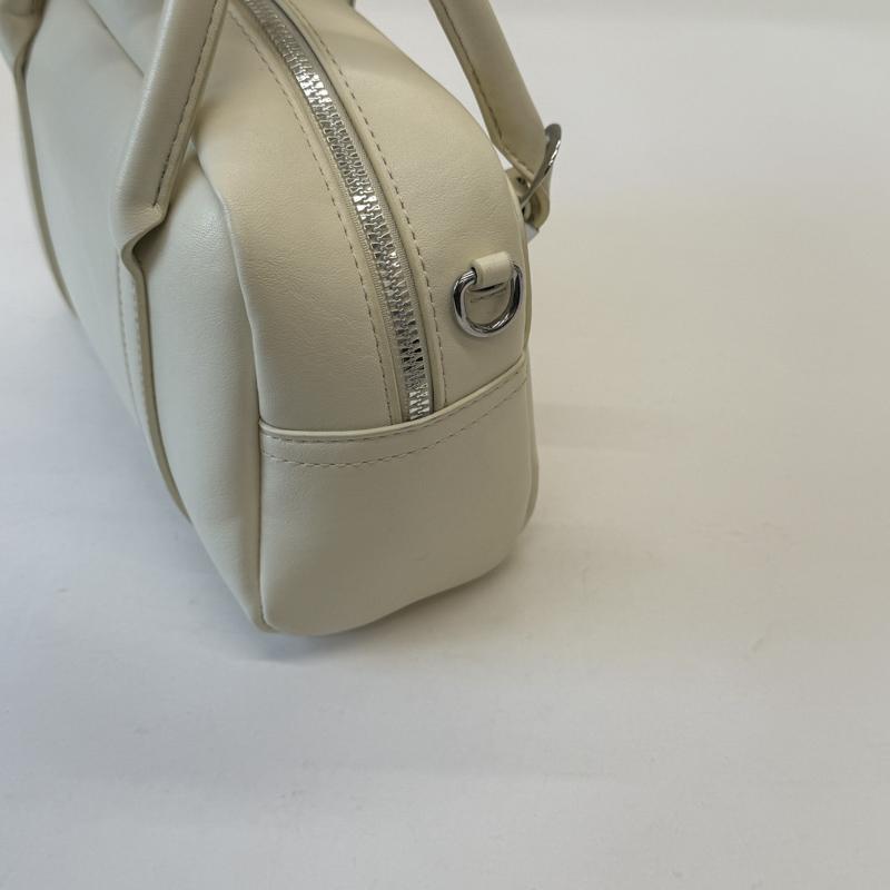 Mini Boston Bag with Dual Top Handles and Detachable Shoulder Strap for Elegant Daily or Evening Use