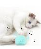 Interaktywna piłka Smart Cat Toys Pluszowa elektryczna zabawka treningowa z kocimiętką Kociak Dotyk Dźwięk Produkt dla zwierząt Piszcząca zabawka Piłka