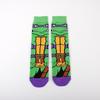 Teenage Mutant Ninja Turtles Casual Mid-Calf Jacquard Socks for Women & Men