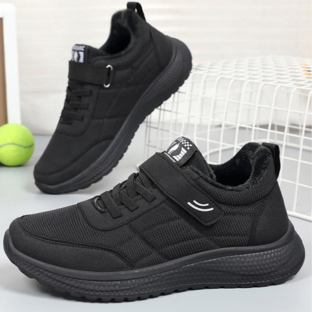 Men's Lined Winter Shoes with Warm Thick, Casual and Versatile for Everyday Wear