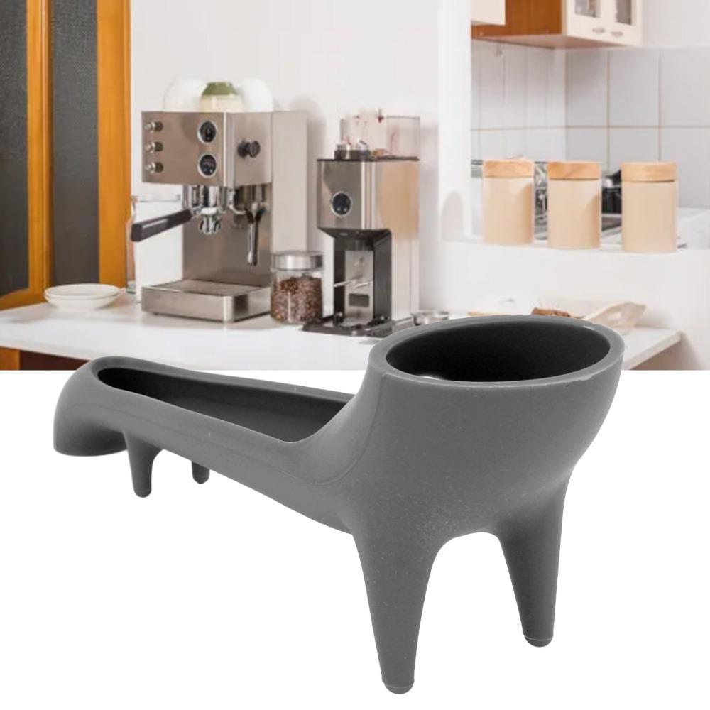 Food Grade Silicone Long Water Funnel Gray Color Coffee Machine Funnel Water Tank Access