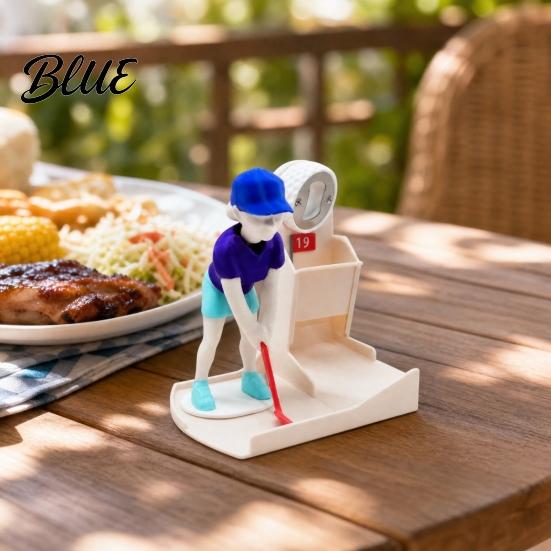 Interactive Game Bottle Themed Opener Printed Swing Golf Opener 3D Beer Buddy Portable Mini Sports Tabletop Design for Bar
