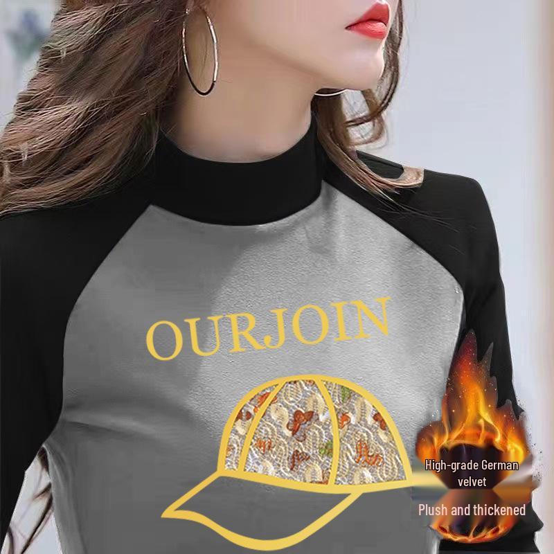 

Немецкий бархатный шик реглан колор-блок приталенная футболка с длинным рукавом для женщин 3XL (145-160 lbs)