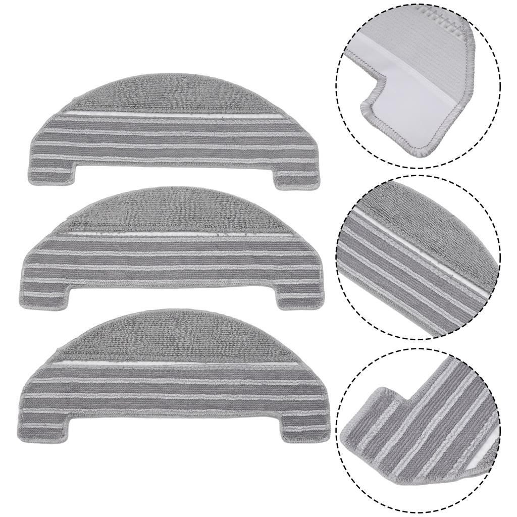 3Pcs Mop-Cloth Replacement Parts Set For T10 Robotic Vacuum-Cleaner Accessories Household Cleaning Tools Spare Parts