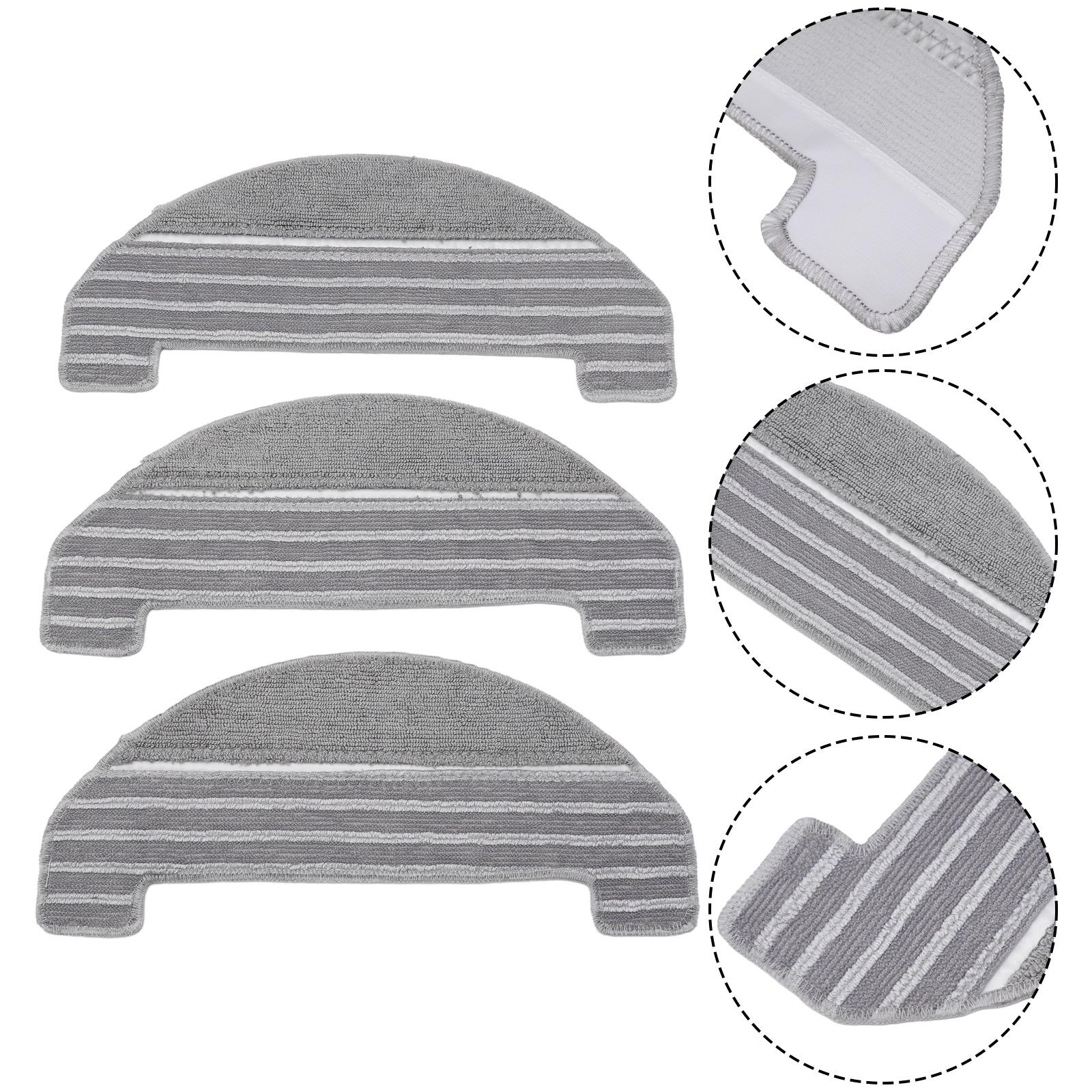 

3 Pack Mop Cloth Replacement For For Ultenic For T10 Robotic Vacuum Cleaner Suitable For For Regular Cleaning Tasks China Mainland