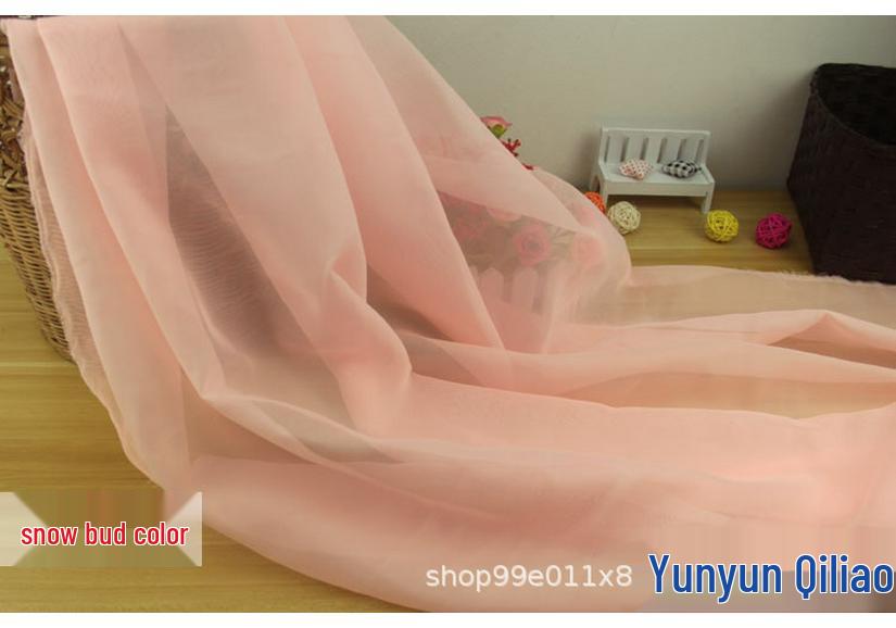 Special Offer Plain Chiffon Gauze Fabric for Clothing, DIY, Lining, Decoration & Wedding