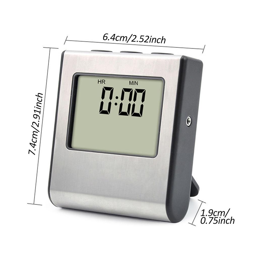 LCD Digital Food Temperature Gauge Cooking Meat Thermometer with Temperature Probe, Digital Oven Thermometer for Grill