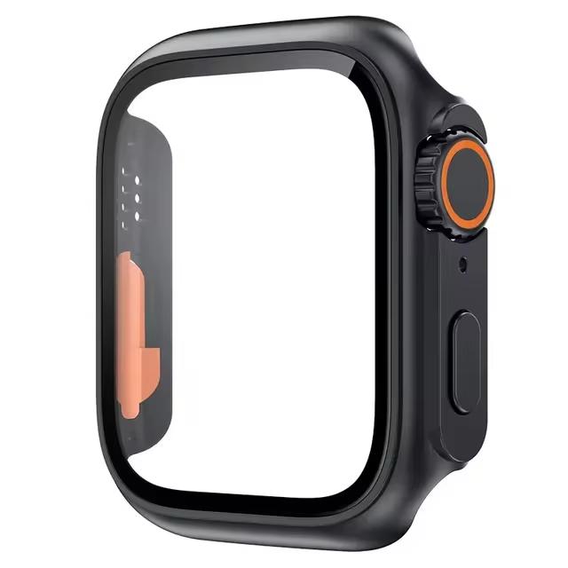 Gehärtetes Glas+Hülle Für Apple Watch 11 10 46mm 42mm Ultra 3 49mm Displayschutzhülle iWatch 9 8 7 6 5 SE 45mm 41mm 44mm Schale
