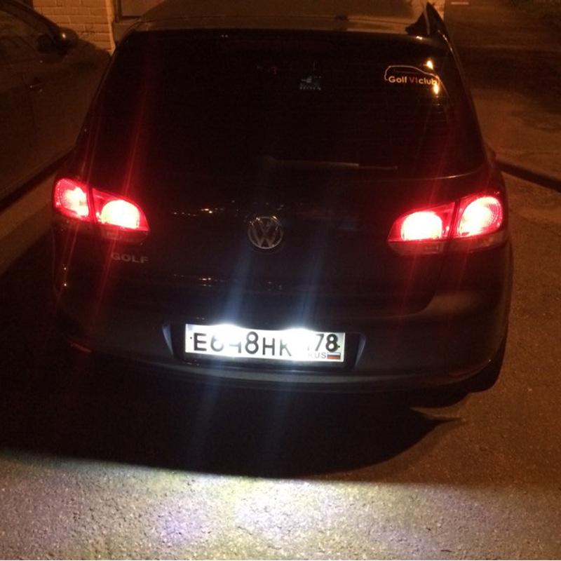 Luzes LED Exclusivas para Placa de Licença Volkswagen Golf 4 & 5.