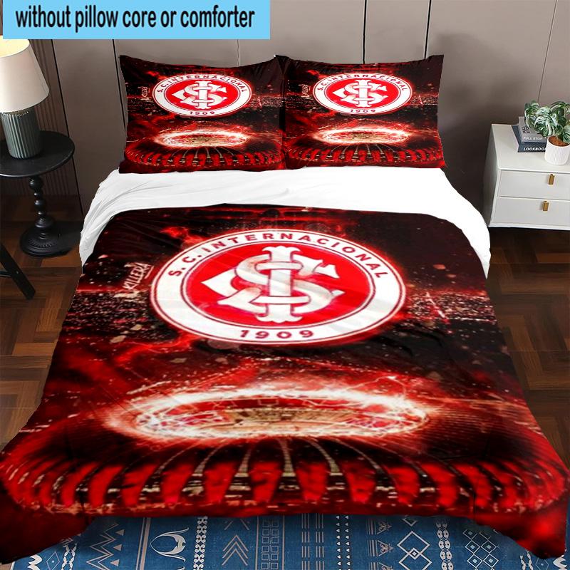 3pcs SC Internacional1 Printed Bedding Set Duvet Cover Closure Includes 1 Duvet Cover & 2 Pillowcases Bedding Sets Home Decor Gifts