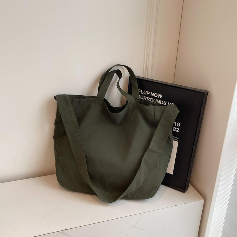Large Capacity Tote Bag Women's Commuter Shoulder Crossbody Bag Student Class Bag