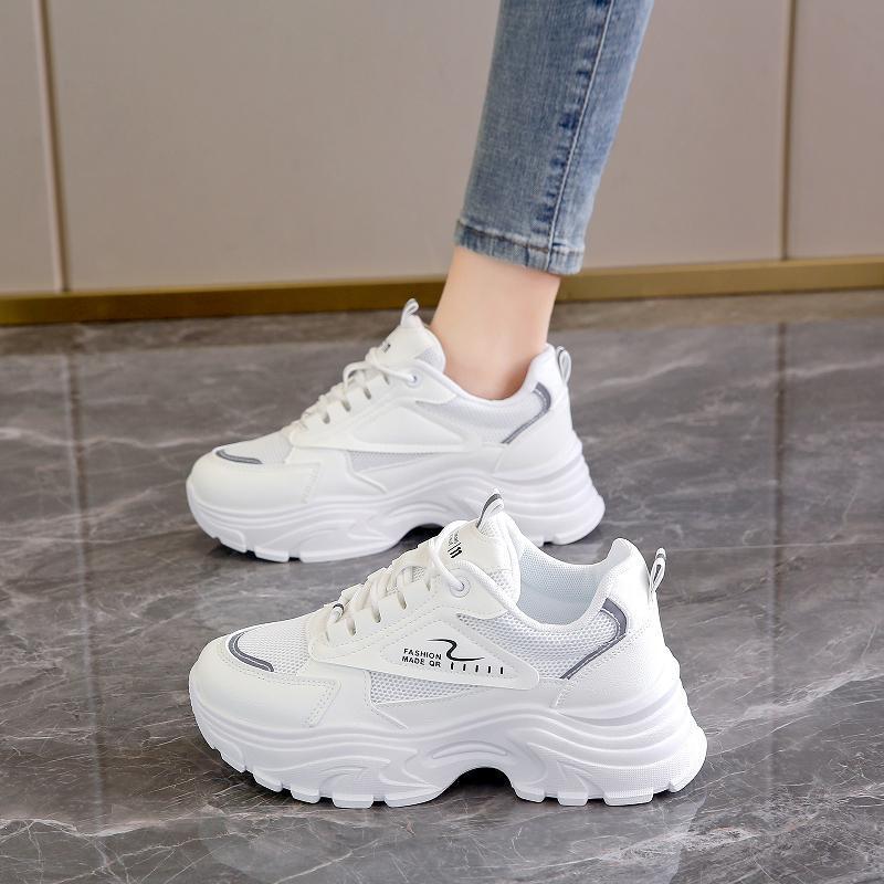 Сетчатые низкие папины кроссовки весенние новые дышащие студенческие спортивные завышенные повседневные 35