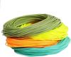 Maxcatch WF Fly Line 100ft Yellow, Orange, Teal Blue, Moss