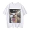Bleh Funny Cat Meme Graphic T Shirts Women Clothing High Street Fashion Trend T-shirts Summer Unisex Casual Short Sleeve T-shirt