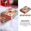 5pcs 12 Days Christmas Advent Calendar Countdown To Christmas Calendar Decoration Empty Boxes Refillable Advent Xmas For Festive