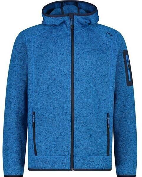 

Куртка CMP Man Jacket Knitted Fix Hood (3H60847N) Unterjacke Kapuzen Fleecejacke RIVER-b blue 3H60847N 56