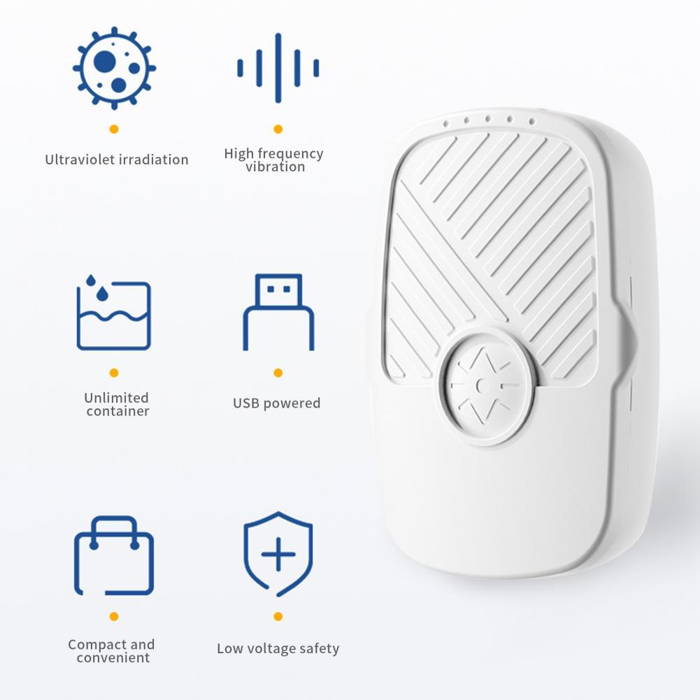 Tragbare Obst- und Gemüsewaschmaschine, Ultraschall-Reinigungsmaschine, IPX7 wasserdicht, multifunktionaler Maschinenreiniger für die Küche